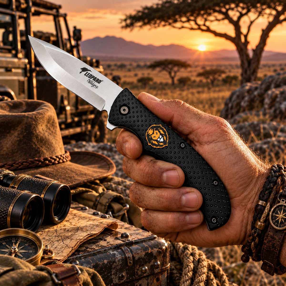 Couteau de poche Lion Wildgrip – Couteau pliant