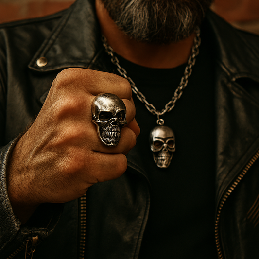 Bijoux et accessoires bagues biker