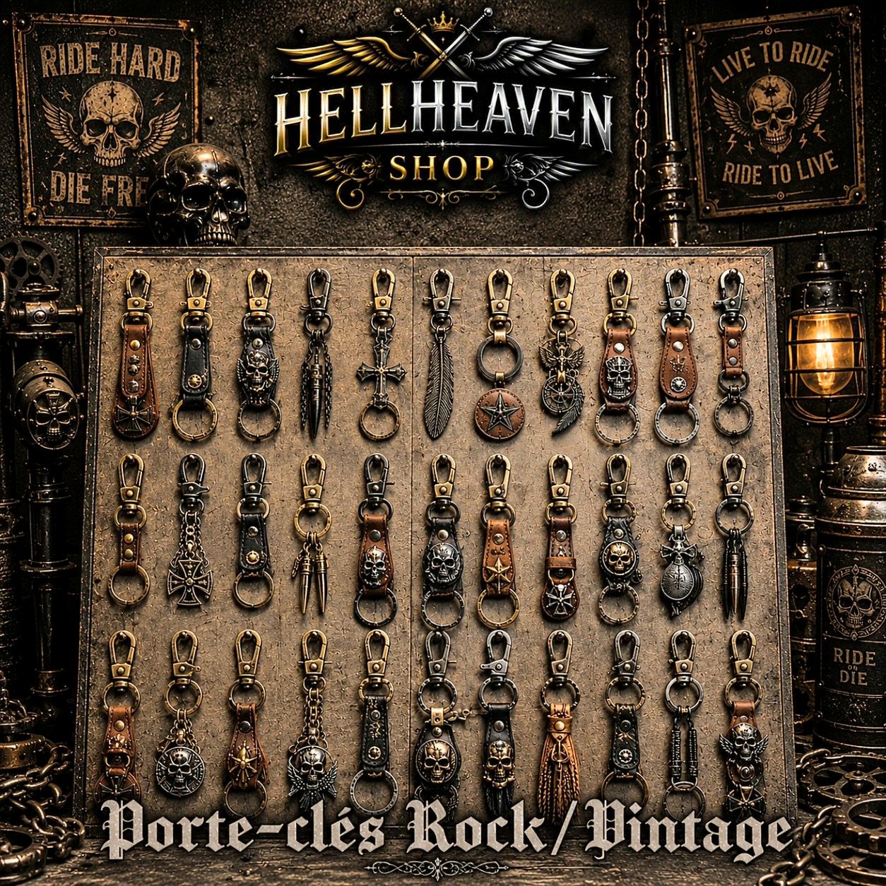Porte-clés Rock/Vintage