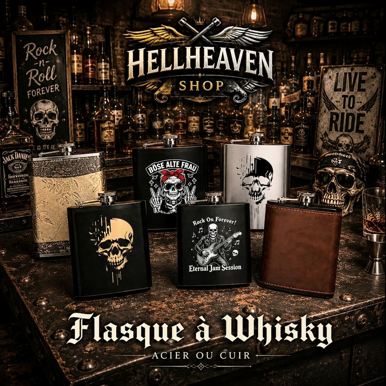 Flasques à Whisky