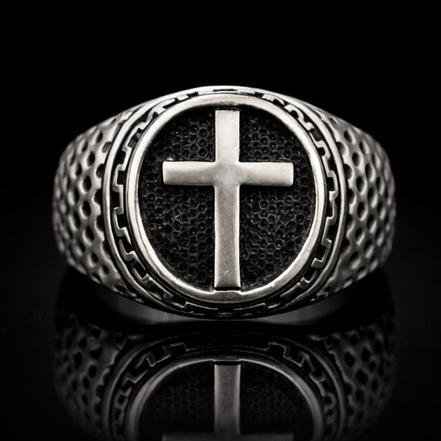 Bague chevalière croix impériale 2