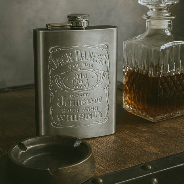 Flasque Jack Daniel's en acier inoxydable