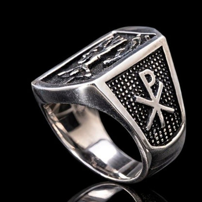Bague Croix du Christ Vintage