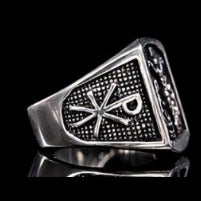 Bague Croix du Christ Vintage
