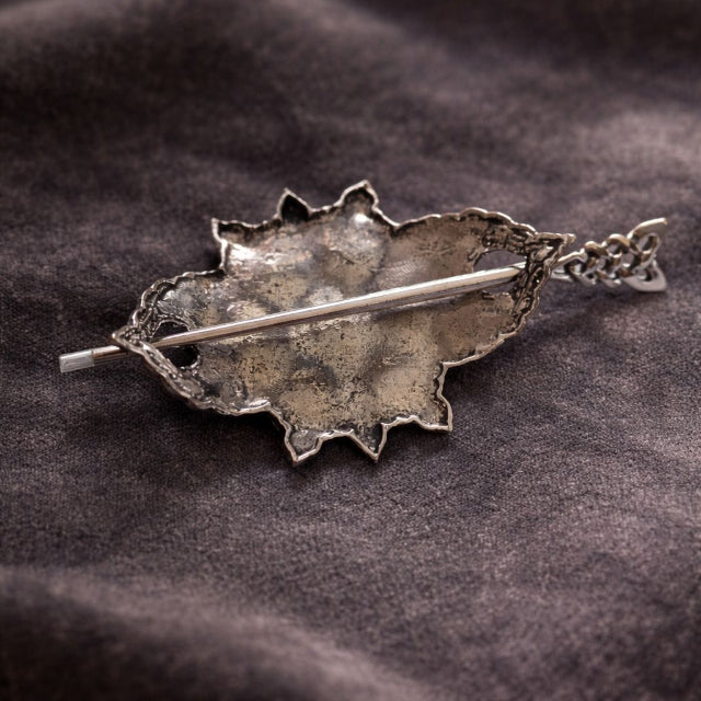 Barrette pic vintage Fleur Mandala élégante