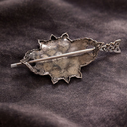 Barrette pic vintage Fleur Mandala élégante