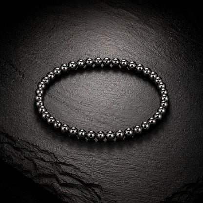 Bracelet Perles Naturelles - Hématite - Ancrage/Protection