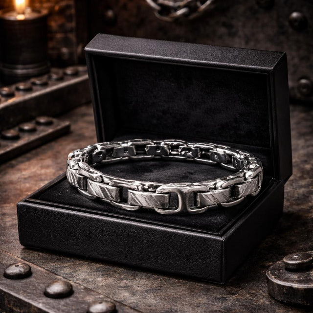 Bracelet Homme en acier inoxydable - Chaine élégante