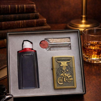 coffret briquet crane de buffle