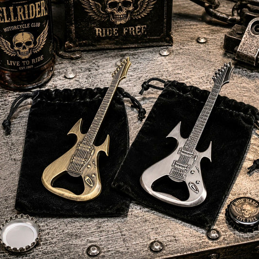 Décapsuleur Guitare Vintage en Métal - Rock/Bikers